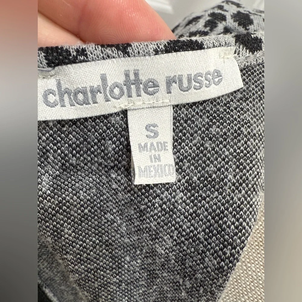 Charlotte Russe Leopard Print Bodycon Dress Size S – Long Sleeve, Back Zipper - Picture 6 of 8